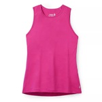 Smartwool Active Ultralite High Neck Tank - Women`s: FESTIVEFUCHSIA/J24