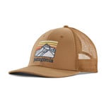 Patagonia Line Logo Ridge LoPro Turcker Hat: GRYLGBRWN/GRBN
