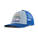 Patagonia Line Logo Ridge LoPro Turcker Hat: STEAMBLU/STME