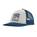 Patagonia Line Logo Ridge LoPro Turcker Hat: WHTLAGBLU/WHLM