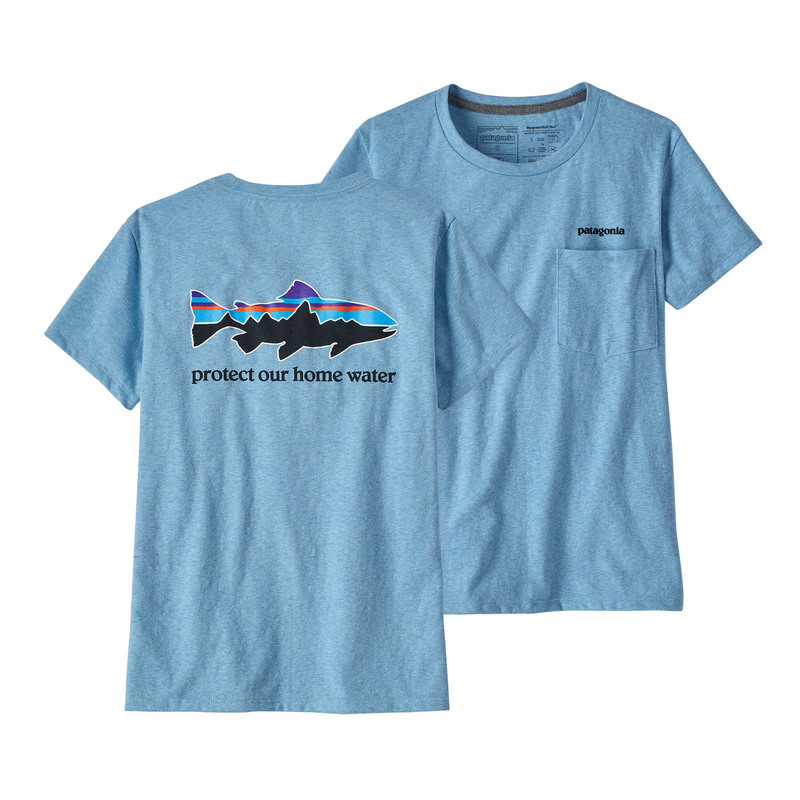  Patagonia Home Water Trout Pocket Responsibili- Tee - Women's