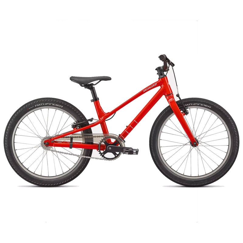 Specialized Jett 20 Single Speed Kids Bike - Gloss Flo Red/White