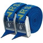 NRS 1 in Heavy Duty Straps 6 Ft - 2 Pack: ICONICBLUE