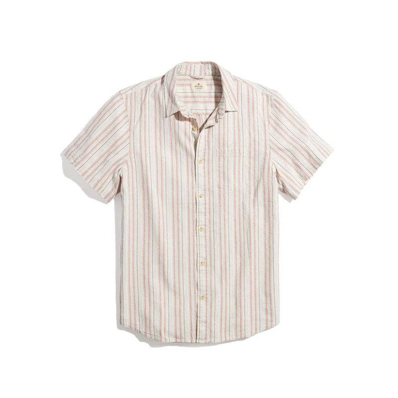 Marine Layer Hemp Tencel Short Sleeve Shirt - Men`s