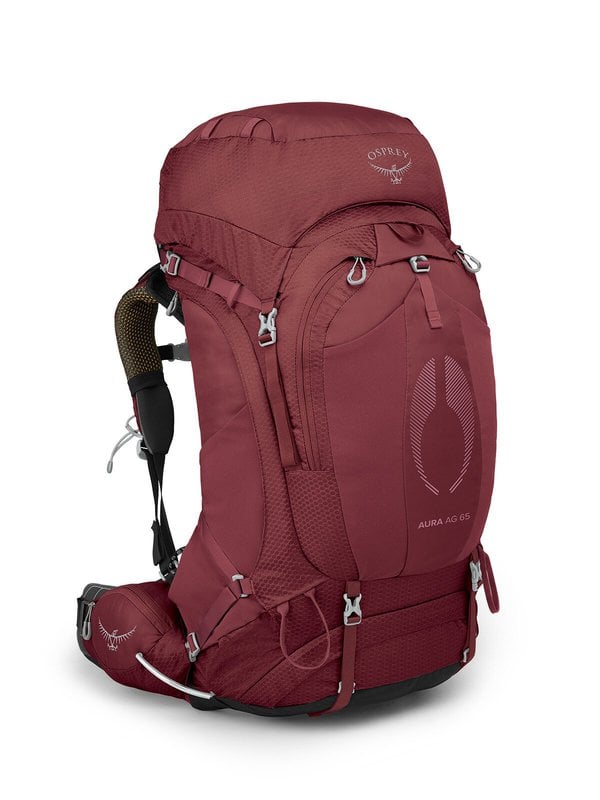 Osprey Aura AG 65 Pack Berry Sorbet Red Extra Small/Small - Women`s