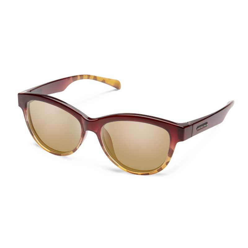 Suncloud Bayshore Sunglasses - Raspberry Tortoise Fade/Brown
