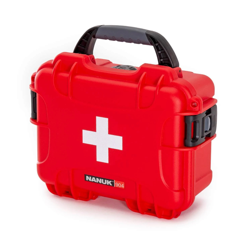  Nanuk 904 Case - First Aid Red