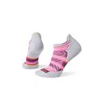 Smartwool Run Targeted Cushion Stripe Low Ankle Sock Women`s: BORDEAUX/590