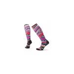 Smartwool Ski Zero Cushion Skication Print OTC Sock Women`s: DESERTORCHID/C96