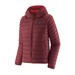 Patagonia Down Sweater Hoody Women`s - F22 Colors: SEQRED/SEQR