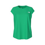 The North Face Wander Slitback Short Sleeve Top - Women`s: OPTICEMERALD/PO8