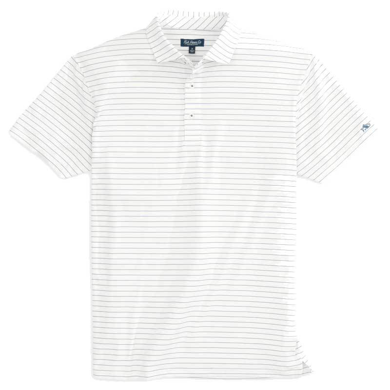 Fish Hippie Knox Stripe Performance Polo-Men`s