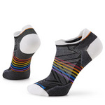 Smartwool Run Zero Cushion Pride Rainbow Low Ankle Sock : BLACK/001