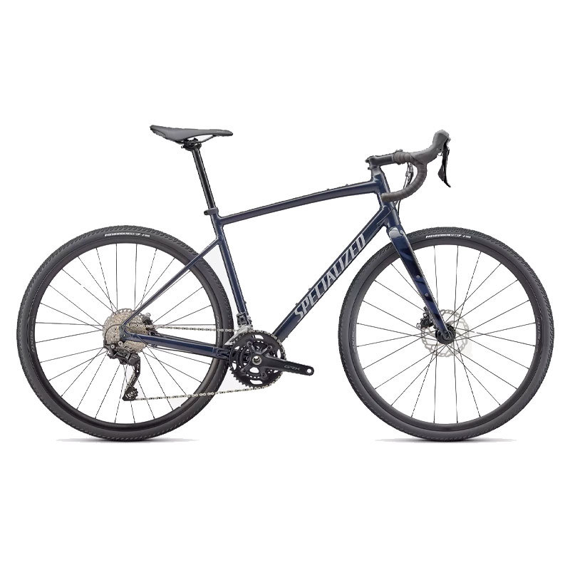 Specialized Diverge Elite E5 Bike - Gloss Slate/Cool Grey/Chrome/Wild