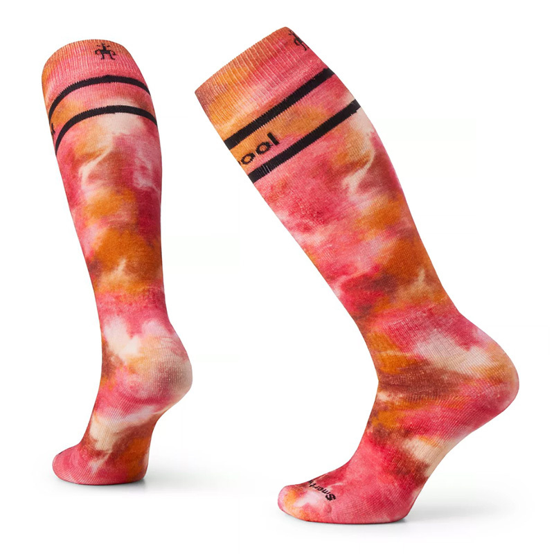 Smartwool Ski Full Cushion Tie Dye Print Over the Calf Sock Woman`s
