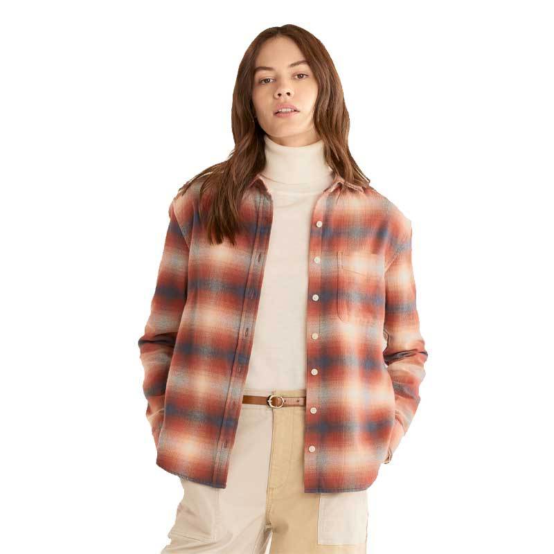 Pendleton Boyfriend Double-Brushed Flannel Shirt - Women`s