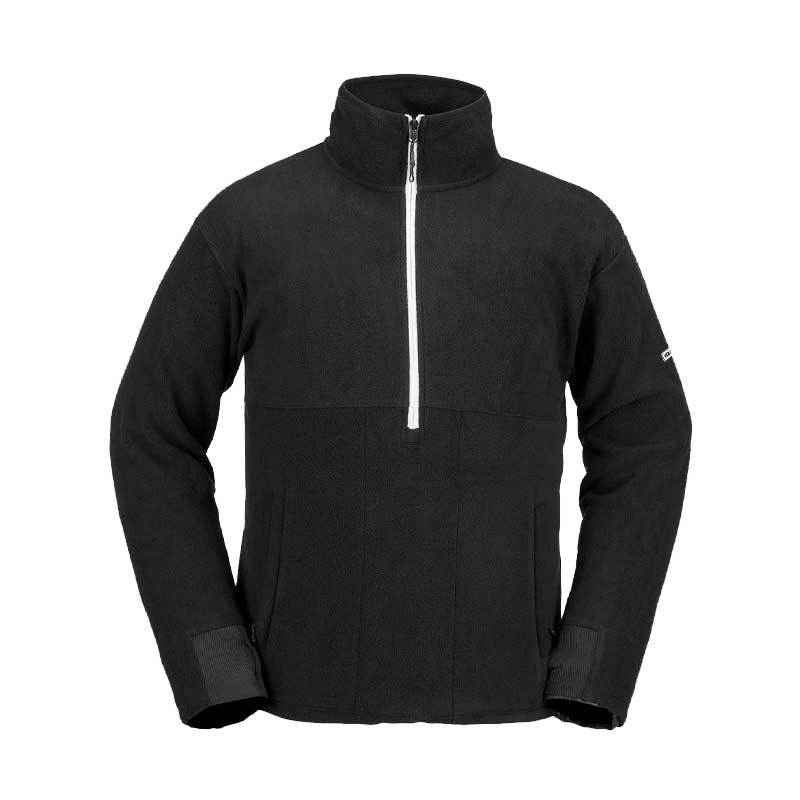 Volcom Polar Fleece Mock Haf Zip Pullover-Men`s