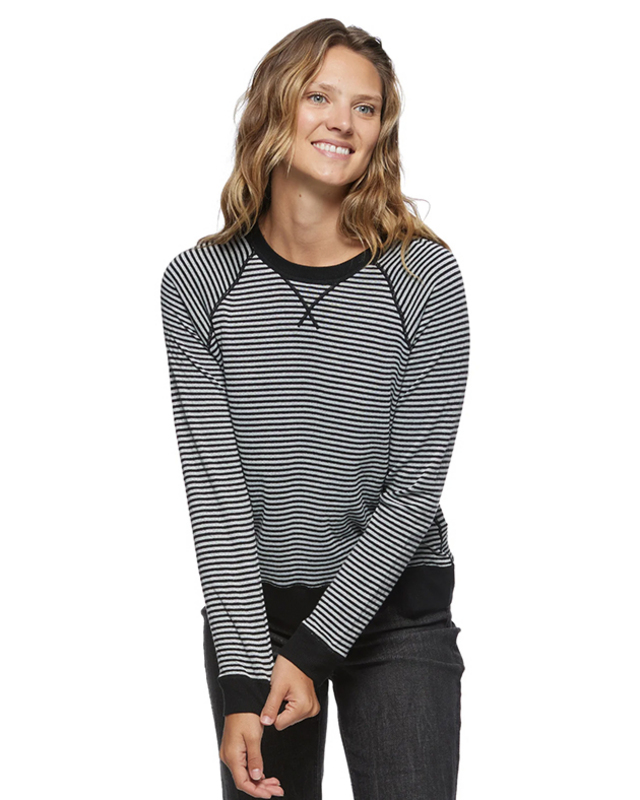 Flag and Anthem Victoria Long Sleeve Reversible Crew Pullover - Women`s