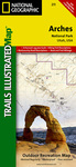 Arches National Park Map: 1996
