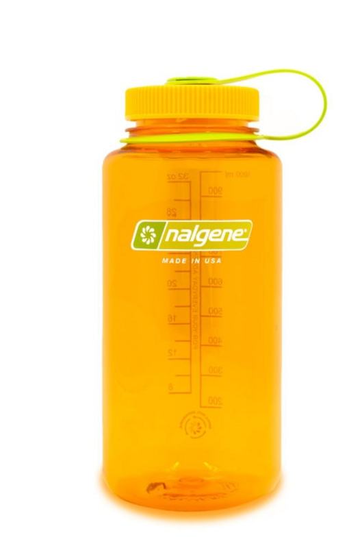 Nalgene 32oz Wide Mouth Sustain Water Bottle - Clementine