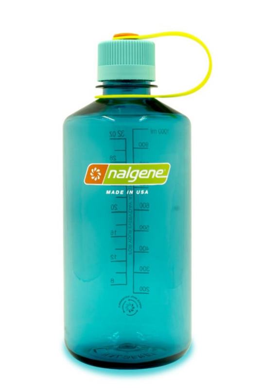 Nalgene 32oz Narrow Mouth Sustain Water Bottle - Cerulean