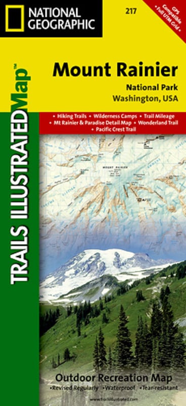 Mount Ranier National Park Map