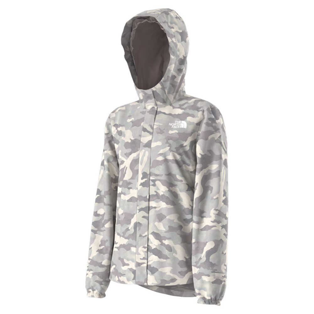 The North Face Antora Rain Jacket - Girl`s: MOONSTNGRYCAMO/63R