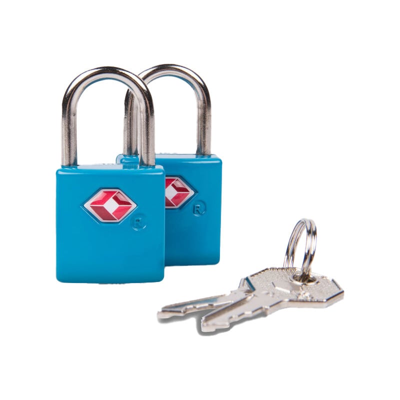 Travelon TSA Accepted Padlocks 2pk Blue