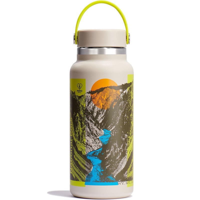 Hydro Flask Wide Mouth Flex Cap 32oz Parks Edition - Yellowstone