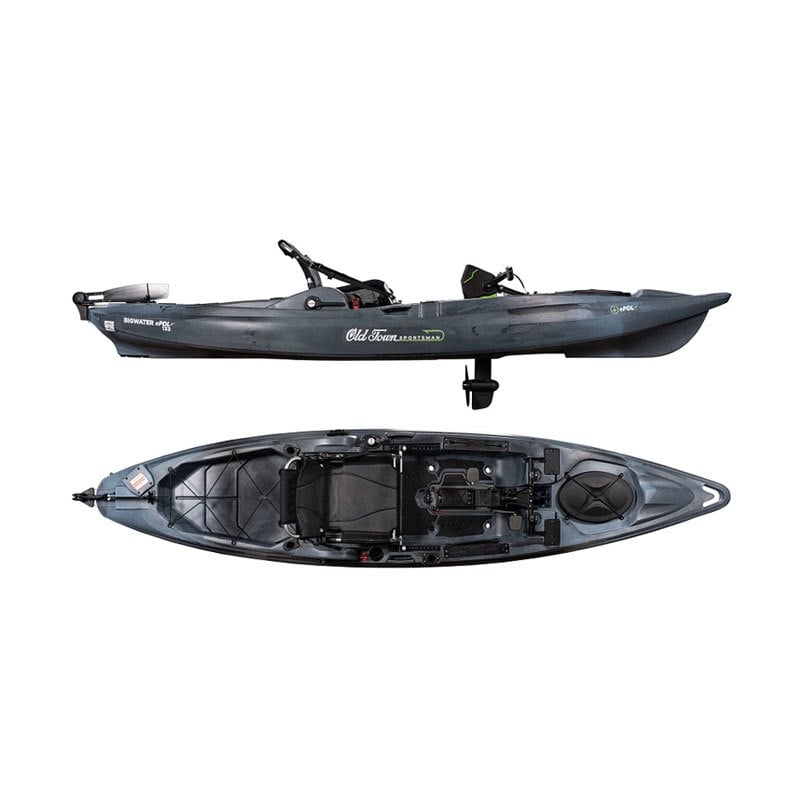 Old Town Sportsman BigWater ePDL+ 132 Kayak - Steel Blue Camo