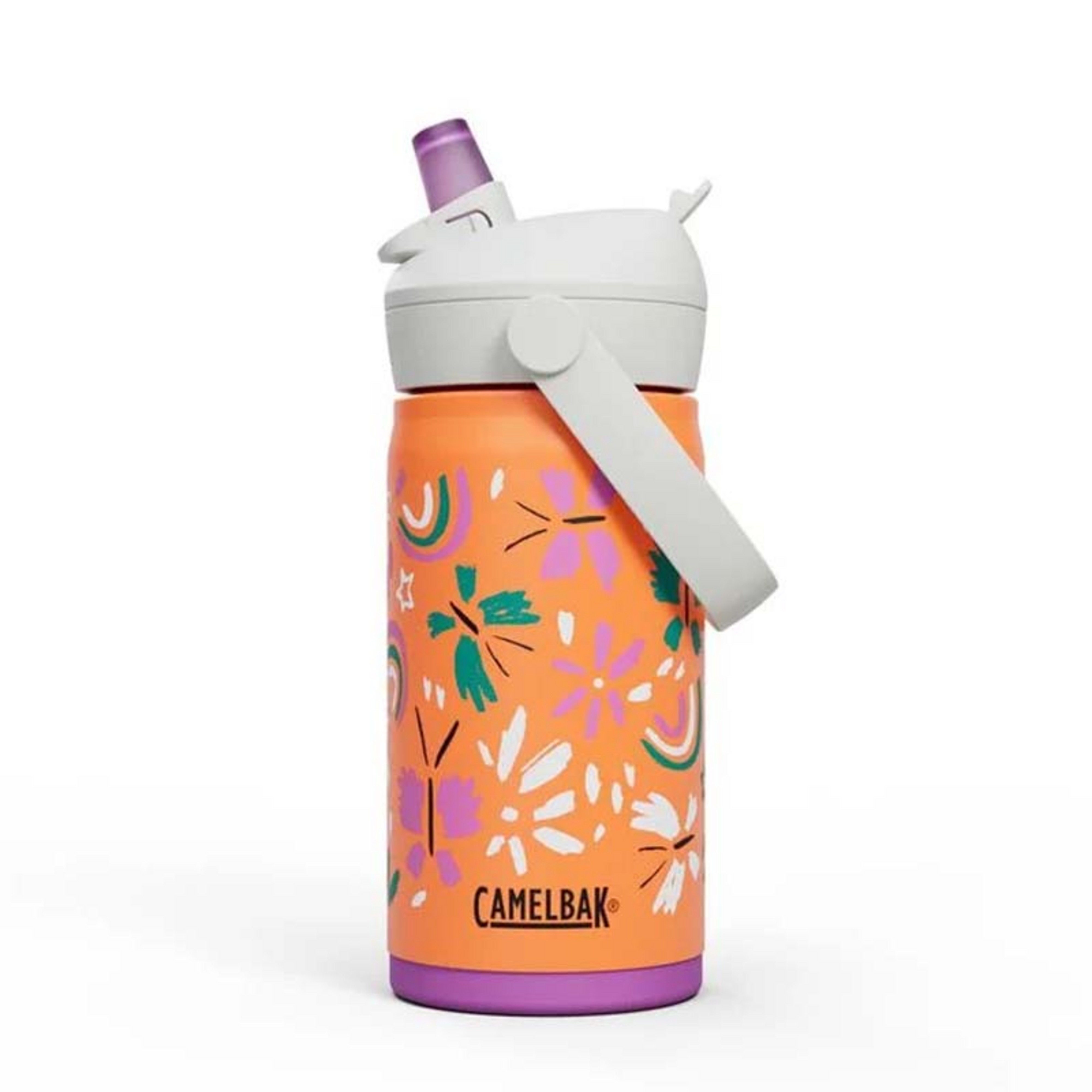 Camelbak Thrive Flip Straw Kids 12oz Bottle - Butterfly Rainbows