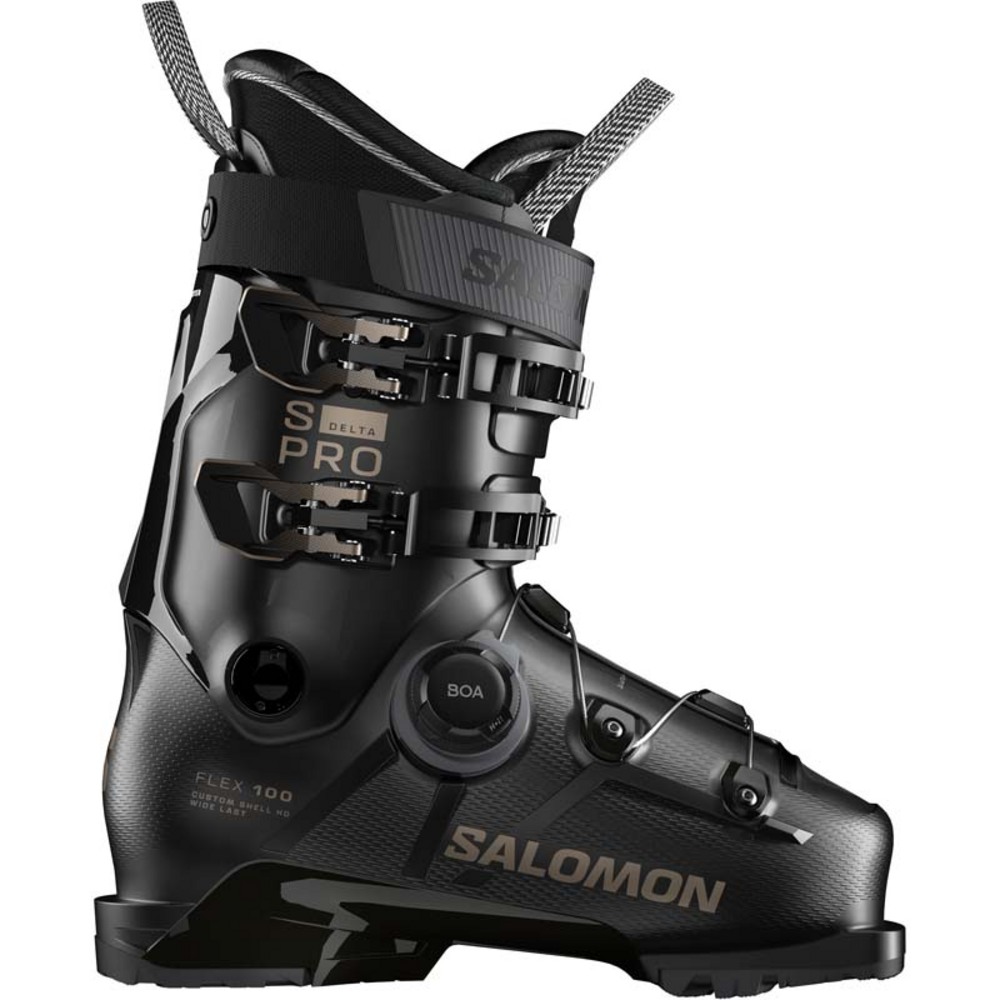 Salomon S/Pro Delta Boa 100 Ski Boots: BLACK