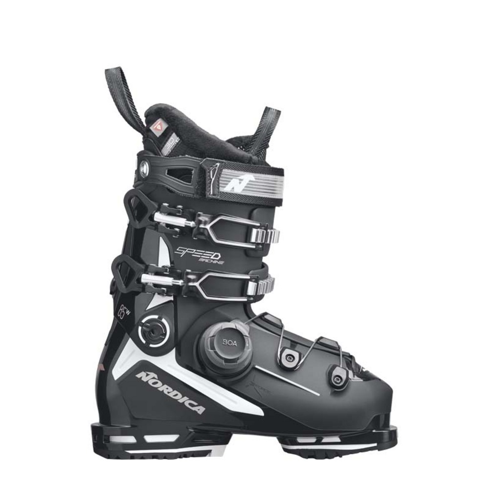 Nordica Speedmachine 3 85 W BOA Ski Boot  - Women`s: BLK/WHT/PNK