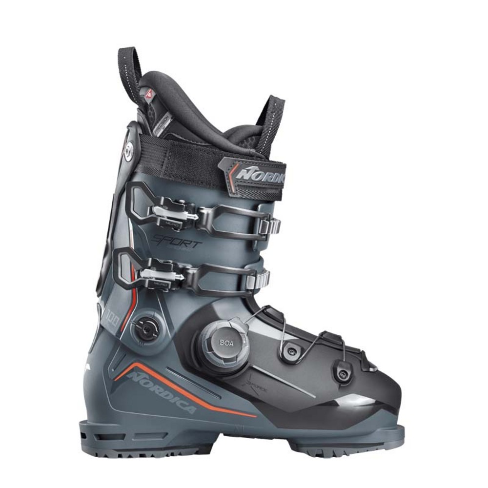 Nordica Sportmachine 3 100 BOA Ski Boot: GREEN/BLK/RED