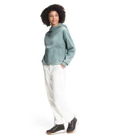 The North Face Canyonlands Pullover Crop Hoodie Women's On Model