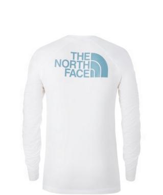 The back of the TNF Class V Long Sleeve Water Top.